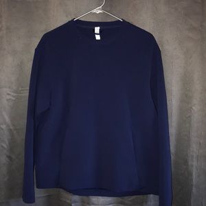 Blue Lululemon Sweater with pockets
